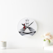 Schach Runde Wanduhr (Zuhause)