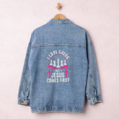 Schach Schach Club Schach Merch Christlich Jesus Jeansjacke (Hangar)