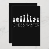 Schach - Schach Feiertagskarte (Vorne/Hinten)