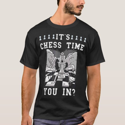Schach Schach Schach Schachklub Schach T-Shirt (Vorderseite)
