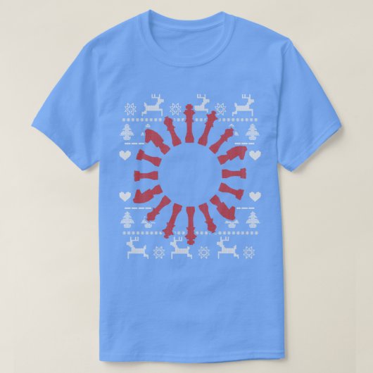 Schach Schach Stücke Ugge Weihnachten 2 T-Shirt (Design vorne)