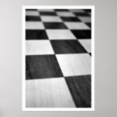 Schach/Schachbrett Poster (Vorne)