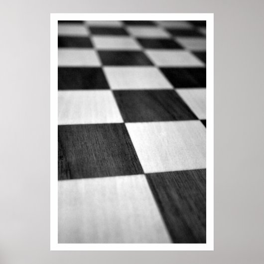Schach/Schachbrett Poster (Vorne)