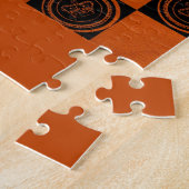 Schach-Schachbretter dominieren Puzzle (Seite)