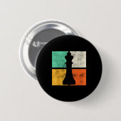 Schach Schachfiguren König Spieler Button (Vorne & Hinten)