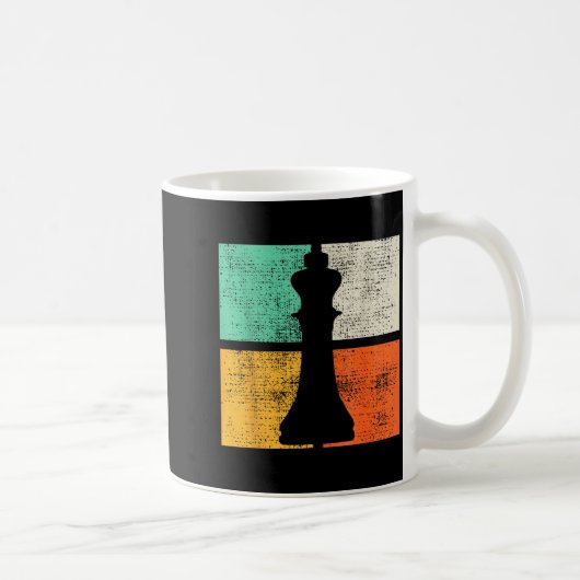 Schach Schachfiguren König Spieler Kaffeetasse (Rechts)