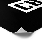 Schach - Schachklub Poster (Ecke)