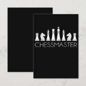 Schach - Schachmeister Begleitkarte (Vorne/Hinten)