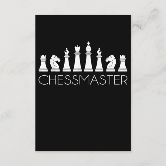 Schach - Schachmeister Begleitkarte (Vorderseite)