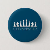 Schach - Schachmeister Button (Vorderseite)