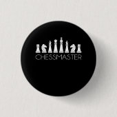 Schach - Schachmeister Button (Vorderseite)