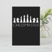 Schach - Schachmeister Einladung (Stehend Vorderseite)