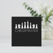 Schach - Schachmeister Einladung (Stehend Vorderseite)