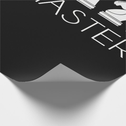 Schach - Schachmeister Geschenkpapier (Ecke)