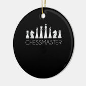 Schach - Schachmeister Keramik Ornament (Links)
