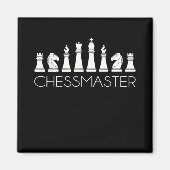 Schach - Schachmeister Magnet (Vorne)