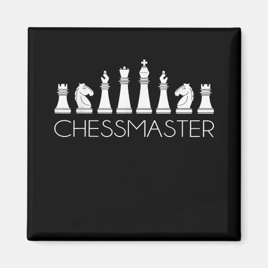 Schach - Schachmeister Magnet (Vorne)