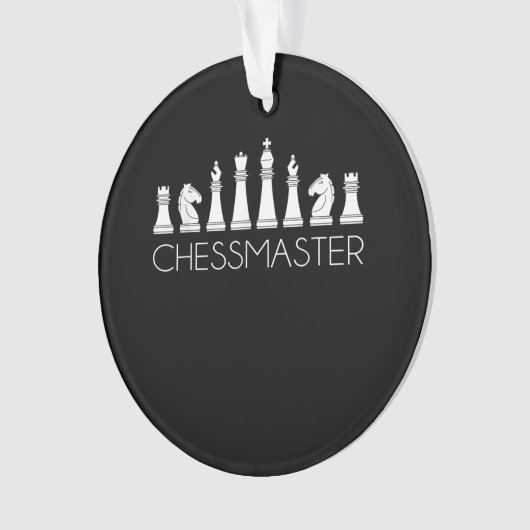 Schach - Schachmeister Ornament (Vorderseite)