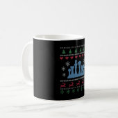 Schach - Schachpartituren Ugg Weihnachten Kaffeetasse (Vorderseite Links)