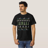 Schach - Schachpartituren Ugg Weihnachten T-Shirt (Vorne ganz)