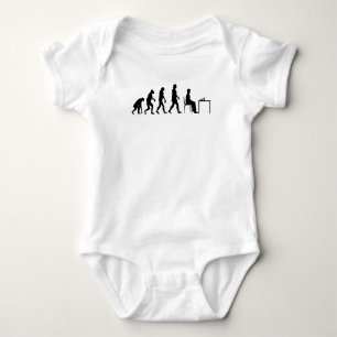 Schach - Schachspieler Evolution Baby Strampler