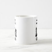 Schach schaut auf meinen nächsten Schachzug Kaffeetasse (Mittel)