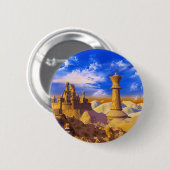 Schach-Schloss Button (Vorne & Hinten)