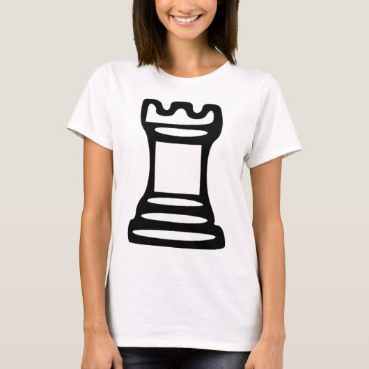 Schach - Schloss T-Shirt (Vorderseite)