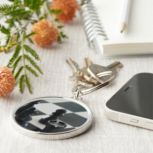 Schach Schlüsselanhänger (Seite)