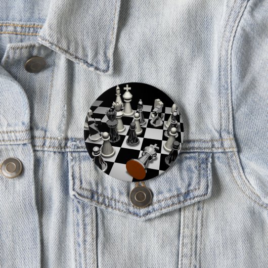 Schach-Schlüsselanhänger Button (Beispiel)