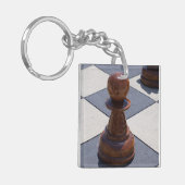 Schach-Schlüsselkette Schlüsselanhänger (Vorderseite links)
