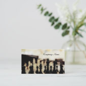 Schach-Schmutz-Visitenkarten Visitenkarte (Stehend Vorderseite)