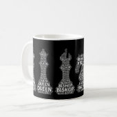 Schach-Set Kaffeetasse (Vorderseite Links)
