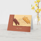 Schach-Set Karte (Gelbe Blume)