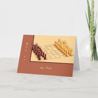 Schach-Set Karte