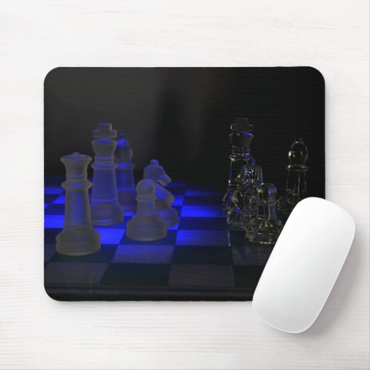 Schach-Set-Mausunterlage Mousepad (Mit Mouse)