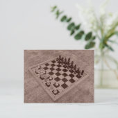 Schach-Set Postkarte (Stehend Vorderseite)