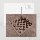 Schach-Set Postkarte (Vorne/Hinten)
