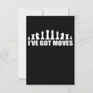 Schach Set Stücke Ich Got Fans Liebhaber Cool Einladung