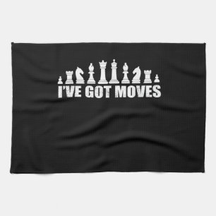 Schach Set Stücke Ich Got Fans Liebhaber Cool Geschirrtuch