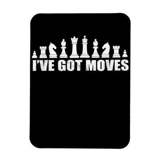 Schach Set Stücke Ich Got Fans Liebhaber Cool Magnet (Vertikal)