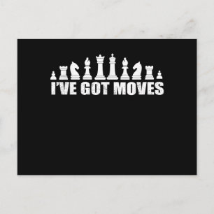 Schach Set Stücke Ich Got Fans Liebhaber Cool Postkarte