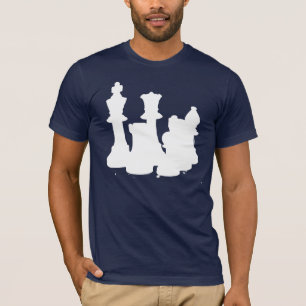 Schach-Set-Weiß T-Shirt