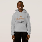 Schach-Shirt Schachgeschenke für Kinder Hoodie (Vorne ganz)