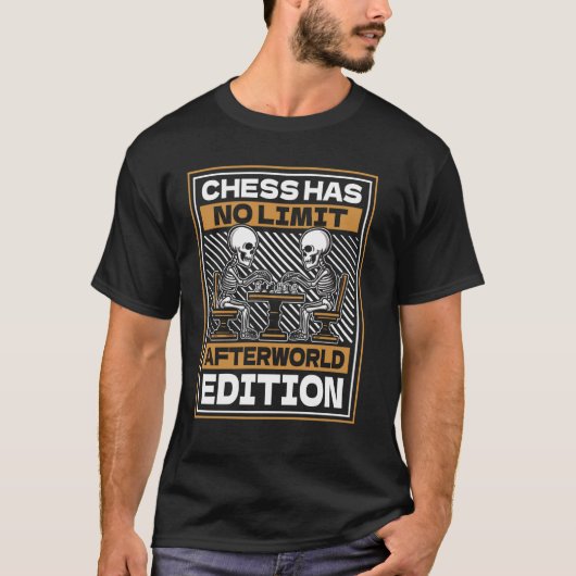 Schach Skeleton Master Schessman Schachbrett - Sch T-Shirt (Vorderseite)