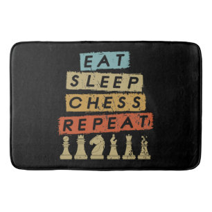 Schach - Sleep Schach wiederholen Badematte
