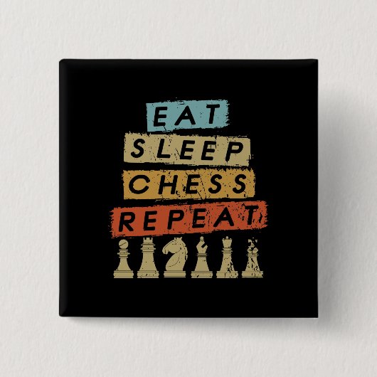 Schach - Sleep Schach wiederholen Button (Vorderseite)