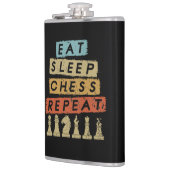 Schach - Sleep Schach wiederholen Flachmann (Links)