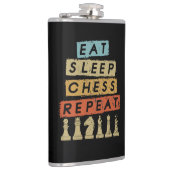 Schach - Sleep Schach wiederholen Flachmann (Rechts)