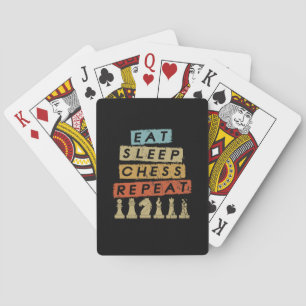Schach - Sleep Schach wiederholen Spielkarten